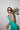 SoftSkin Sleek Bra Tank in tiffany blue