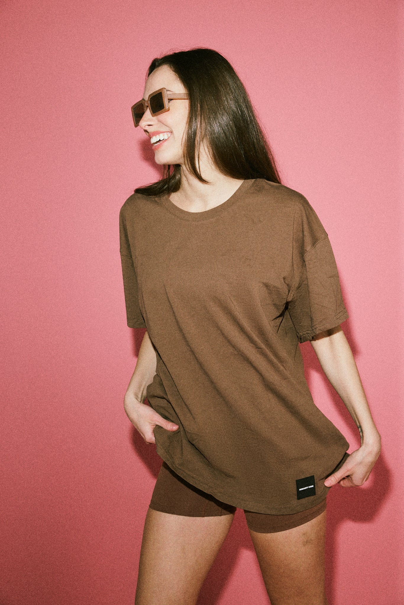 HC Signature Oversized T-Shirt  – Mocha