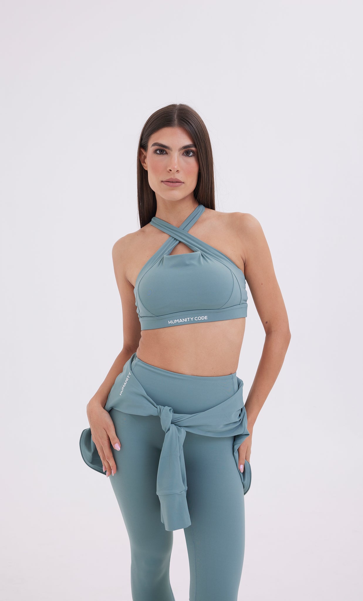 SoftSkin Sculpt Multiway Sports Bra IN TIFFANY GREEN