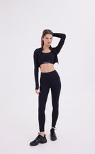 Silk Airlift Invisible-Scrunch Legging – Black