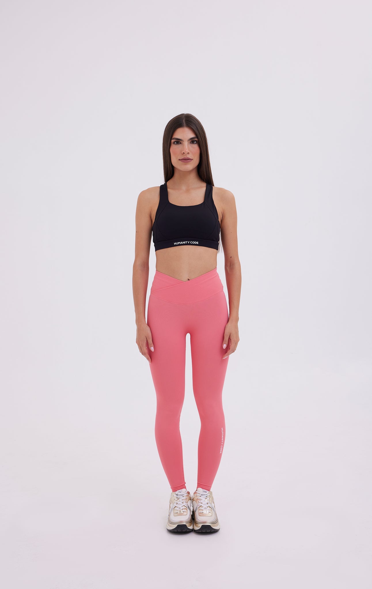 SuperSculpt AIRLIFT CROSSOVER LEGGING in bubble gum