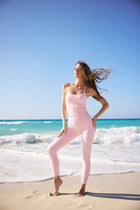 Airbrushed High-Waist Sculpting Legging in blush pink