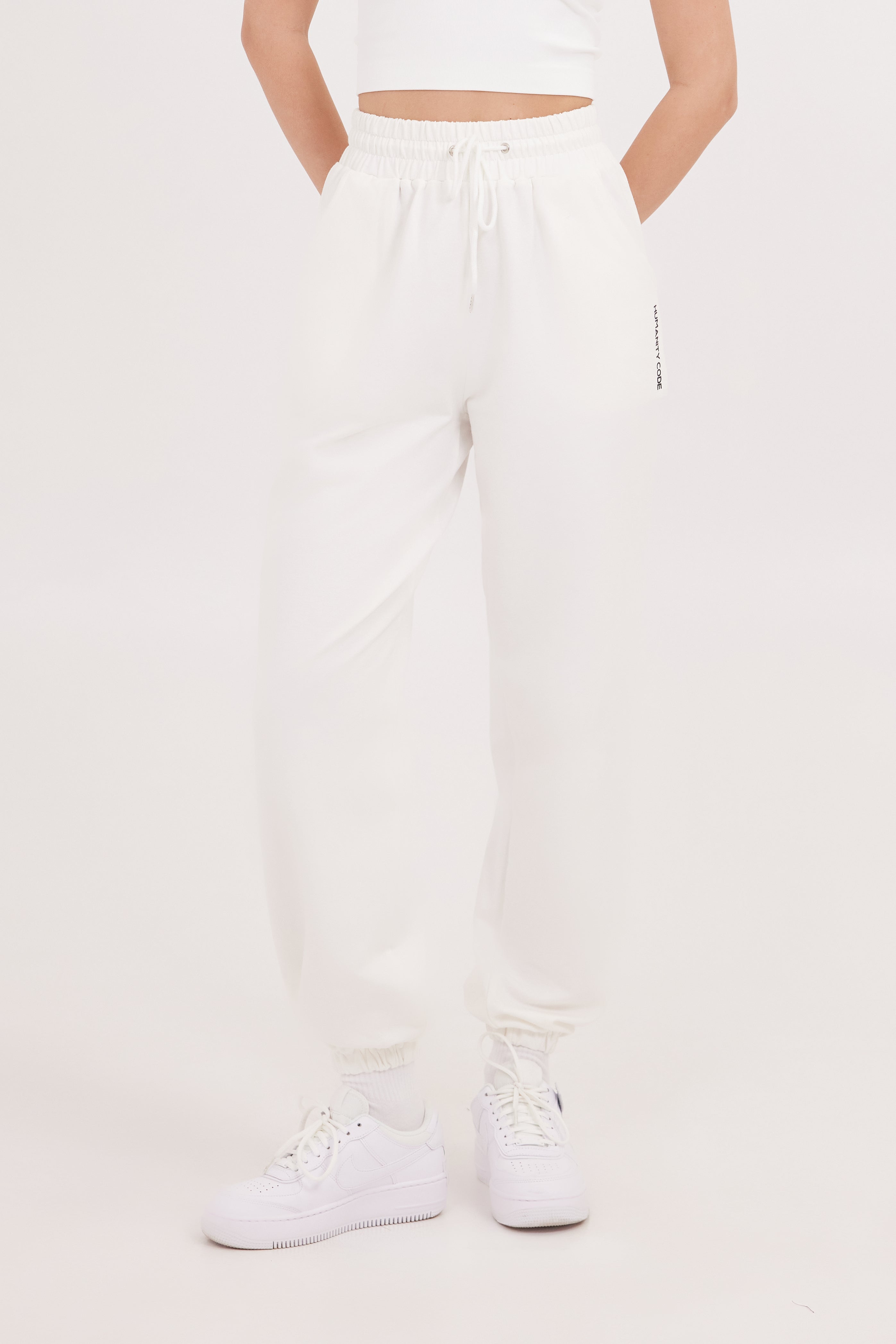 Regular Fit Cotton Jogger White