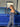 Serenity Sculpt Off-Shoulder Long Sleeve Top — Navy Blue