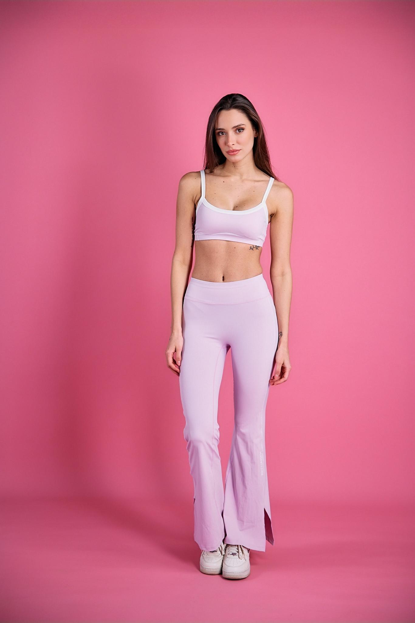 SilkEase Flare Set in blush pink